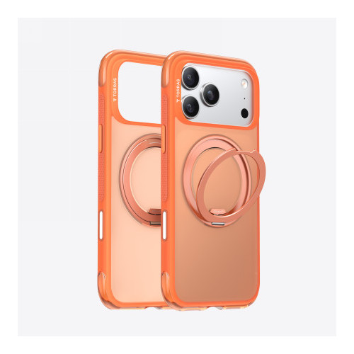 TORRAS O3 Air - etui do iPhone 17 Pro Max kompatybilne z MagSafe (cosmic orange)