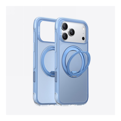 TORRAS O3 Air - etui do iPhone 17 Pro Max kompatybilne z MagSafe (island blue)