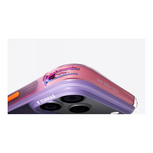 TORRAS GAWX Q3 Air - etui do iPhone 17 Pro Max kompatybilne z MagSafe (neon night muse)