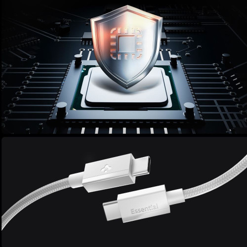 Spigen Eb6015cc Essential Type-c Cable 60w 150cm White