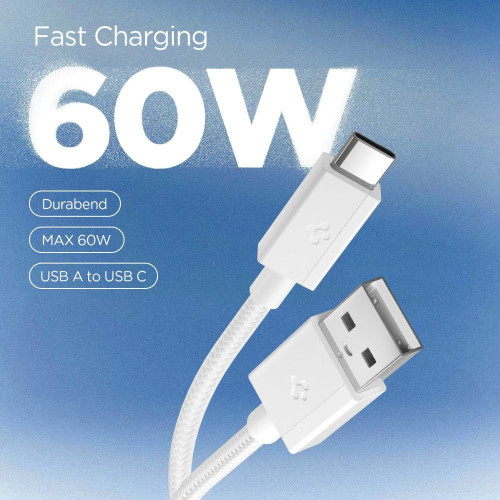 Spigen Eb6015ac Essential Type-c Cable 60w 150cm White