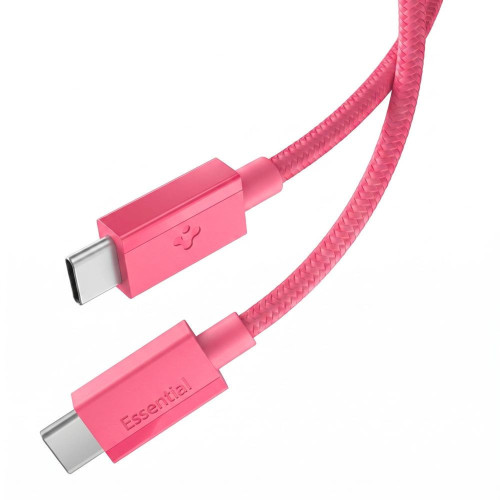 Spigen Eb6010cc Essential Type-c Cable 60w 100cm Pink