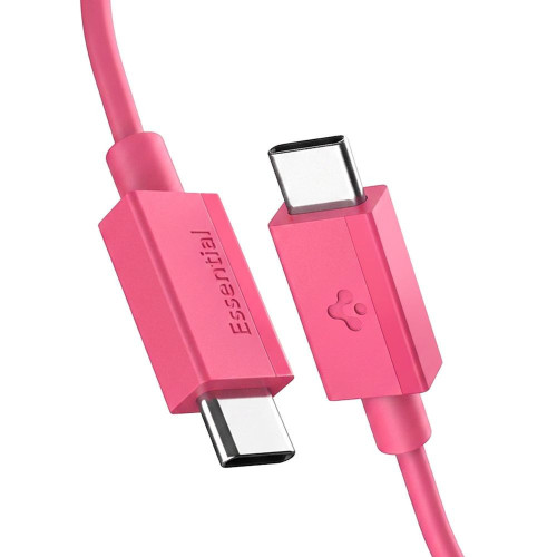 Spigen Eb6010cc Essential Type-c Cable 60w 100cm Pink