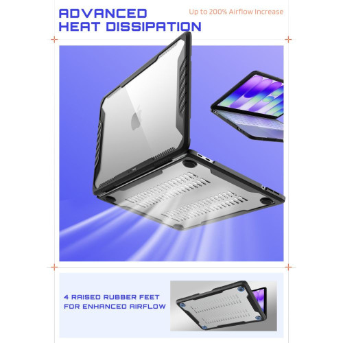 Supcase Unicorn Beetle Pro Macbook Neo 13 2026 Black/clear