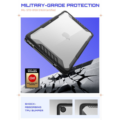 Supcase Unicorn Beetle Pro Macbook Neo 13 2026 Black/clear
