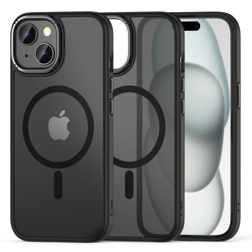 [CR] Etui Tech-Protect MagMat 2 MagSafe Apple iPhone 15 Matte Black