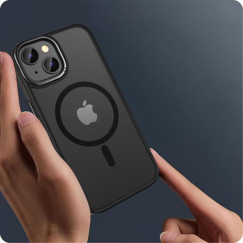 [CR] Etui Tech-Protect MagMat 2 MagSafe Apple iPhone 15 Matte Black