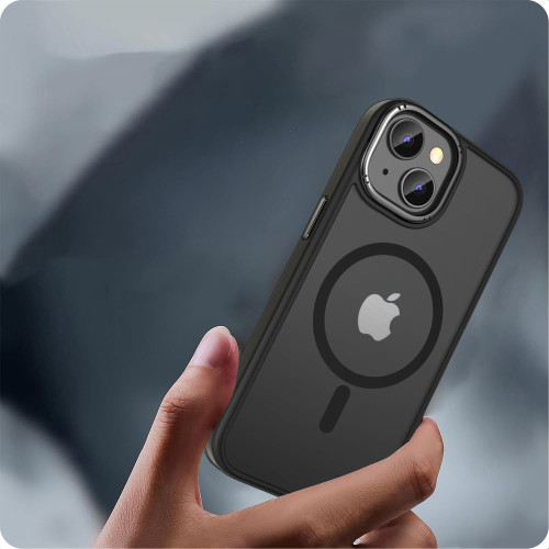 [CR] Etui Tech-Protect MagMat 2 MagSafe Apple iPhone 15 Matte Black