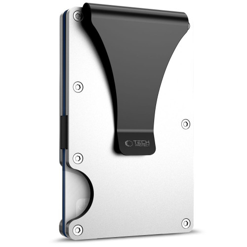 Tech-protect Thorn Rfid Card Wallet Steel Silver