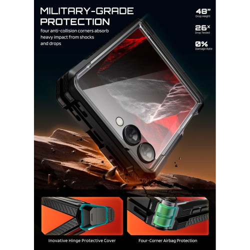 Supcase Ub Grip Mag Magsafe Galaxy Z Flip 8 Black