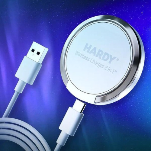 Accessories - 3mk Hardy Wireless Charger 2in1 15W White
