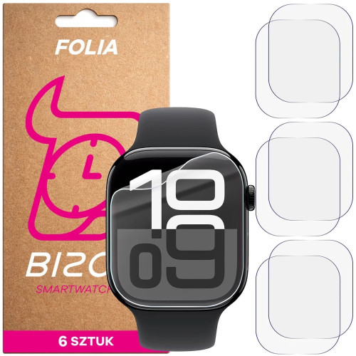 Hidrogél fólia Bizon Watch Film HydroFlex az Apple Watch 11-hez 46 mm-es méretben