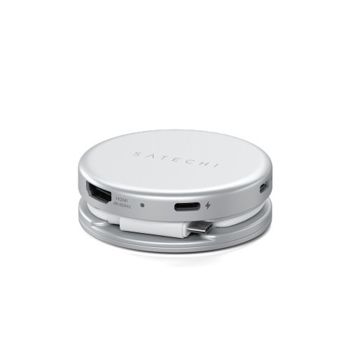 Satechi OntheGo 5-in-1 Multiport Adapter - adapter do urządzeń mobilnych (USB-C 5 Gbps, USB-A 5 Gbps, HDMI 4K, czytnik kart