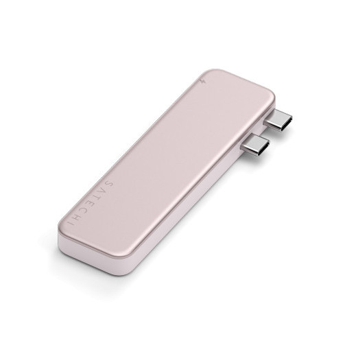 Satechi USB-C Snap Hub - adaptér pro mobilní zařízení (USB-C 5 Gbps, USB-A 5 Gbps, HDMI 4K, čtečka karet micro/SD 104 MB/s