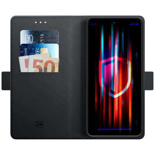 Etui 3MK Wallet Case do Realme C71 czarny
