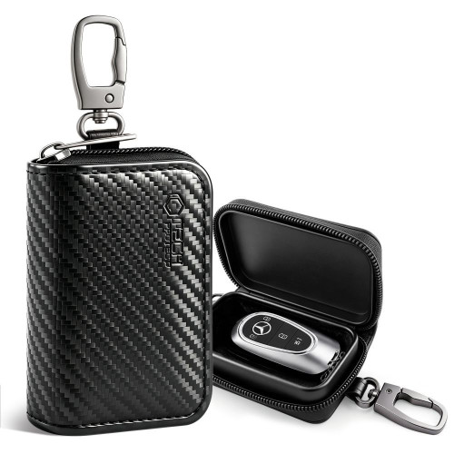 Faraday Cage Tech-protect KLR300 Pouch Keyless RFID Signal Blocker Case Carbon