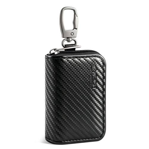 Faraday Cage Tech-protect KLR300 Pouch Keyless RFID Signal Blocker Case Carbon
