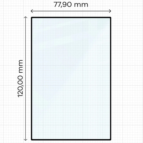 Bizon Glass Edge Z Fold 8 with black 4D frame