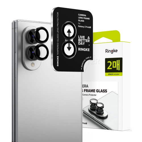Ringke Camera Frame Protector 2-pack Galaxy Z Fold 8 Black