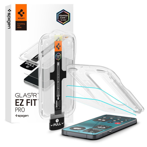 SzkŁo Hartowane Spigen Glas.tr Ez Fit Pro Ac Hd 2-pack Nothing Phone 4a Pro Clear