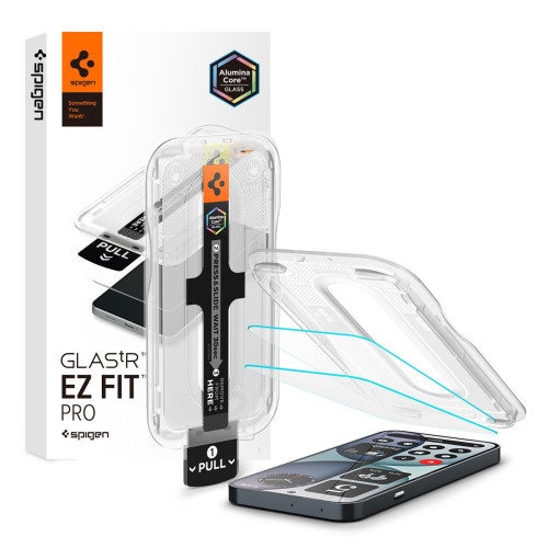 SzkŁo Hartowane Spigen Glas.tr Ez Fit Pro Ac Hd 2-pack Nothing Phone 4a Clear