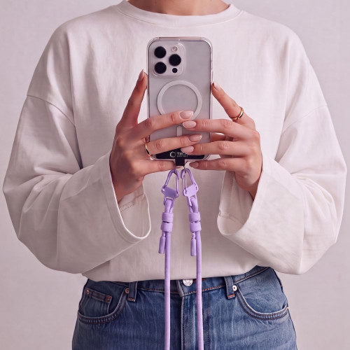 Tech-protect C5sd Rope Crossbody Strap Lavender