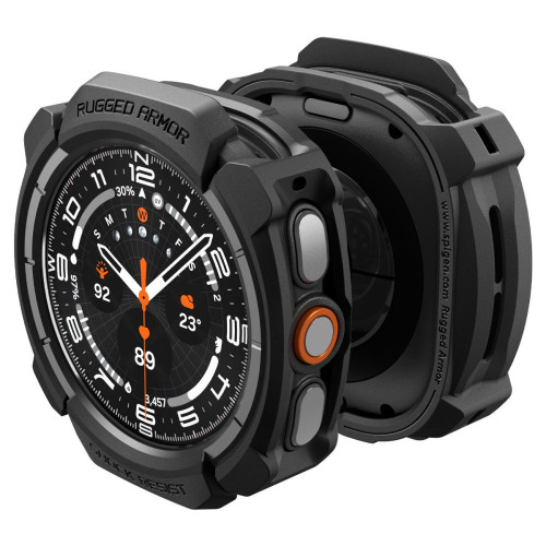 Spigen Rugged Armor Samsung Galaxy Watch Ultra 2 2026 (47 Mm) Matte Black
