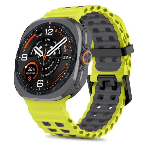 Tech-protect Iconband Pro Samsung Galaxy Watch Ultra 1 / 2 2024-2026 (47 Mm) Lime/black