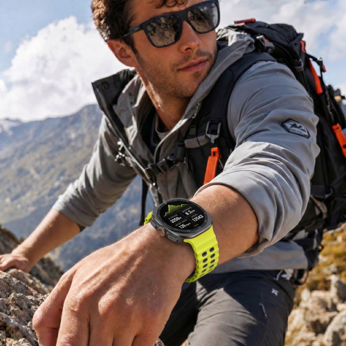 Tech-protect Iconband Pro Samsung Galaxy Watch Ultra 1 / 2 2024-2026 (47 Mm) Lime/black