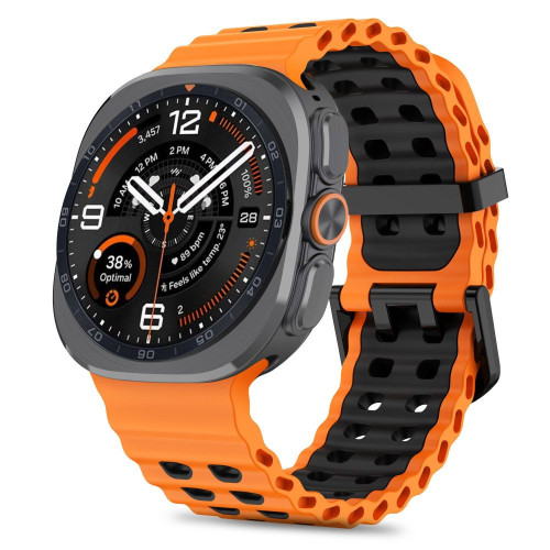 Tech-protect Iconband Pro Samsung Galaxy Watch Ultra 1 / 2 2024-2026 (47 Mm) Orange/black
