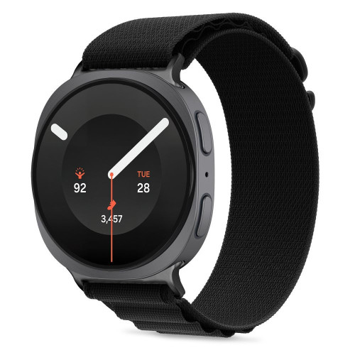 Tech-protect Nylon Pro Samsung Galaxy Watch 8 / 9 / Classic (40 / 44 / 46 Mm) Black