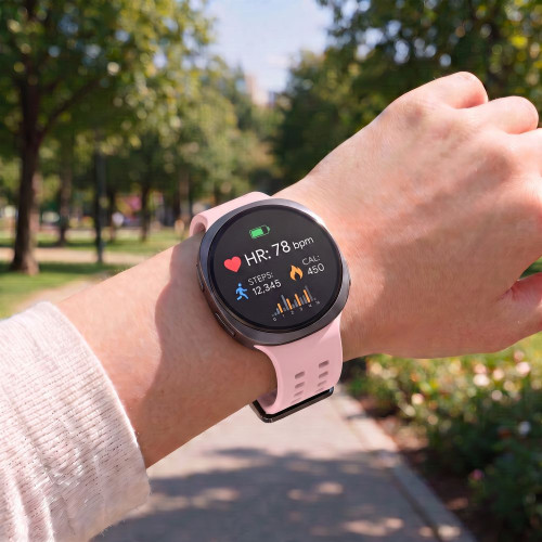 Tech-protect Silicone Air Samsung Galaxy Watch 8 / 9 / Classic (40 / 44 / 46 Mm) Powder Pink