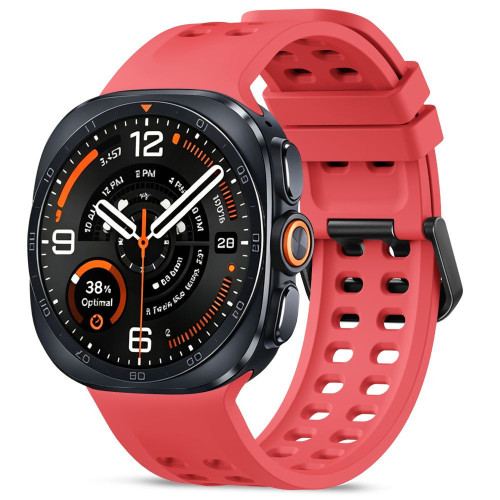 Tech-protect Silicone Air Samsung Galaxy Watch Ultra 1 / 2 2024-2026 (47 Mm) Crimson Red