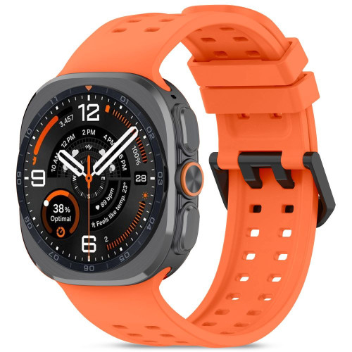 Tech-protect Silicone Air Samsung Galaxy Watch Ultra 1 / 2 2024-2026 (47 Mm) Tangarine Orange