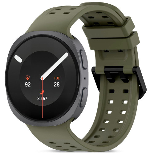 Tech-protect Silicone Air Samsung Galaxy Watch 8 / 9 / Classic (40 / 44 / 46 Mm) Olive Green