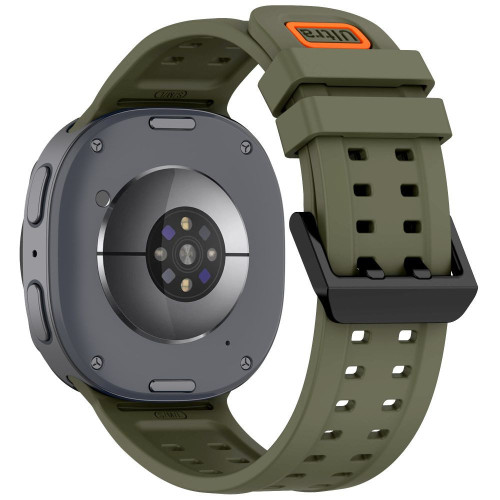 Tech-protect Silicone Air Samsung Galaxy Watch 8 / 9 / Classic (40 / 44 / 46 Mm) Olive Green