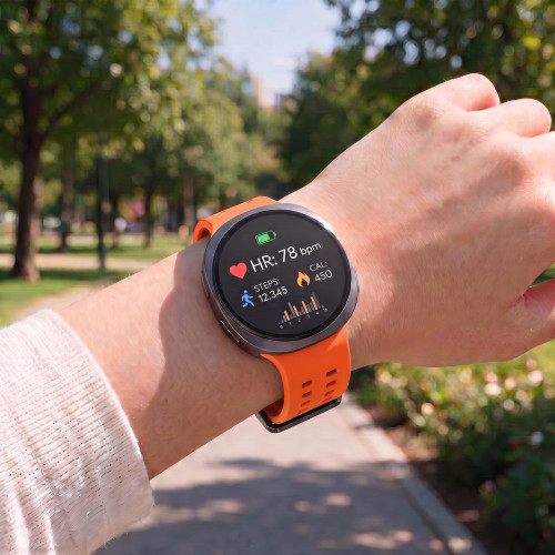 Tech-protect Silicone Air Samsung Galaxy Watch 8 / 9 / Classic (40 / 44 / 46 Mm) Tangarine Orange
