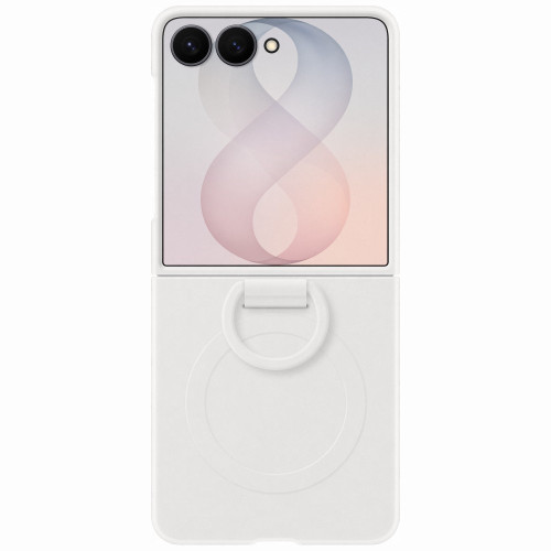 Etui Samsung Silicone Ring Magnet do Galaxy Z Flip8 fehér