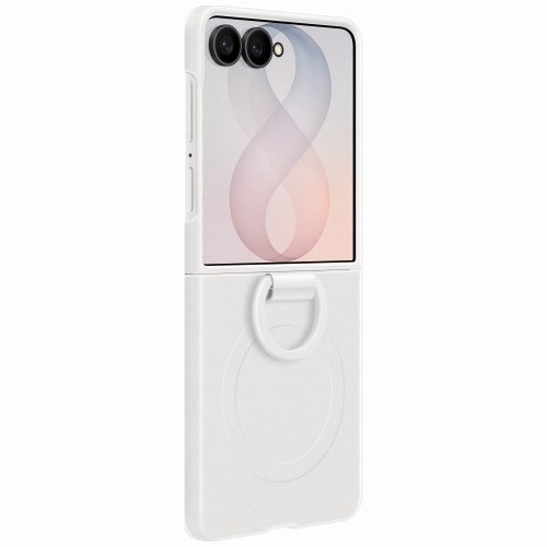 Etui Samsung Silicone Ring Magnet do Galaxy Z Flip8 fehér