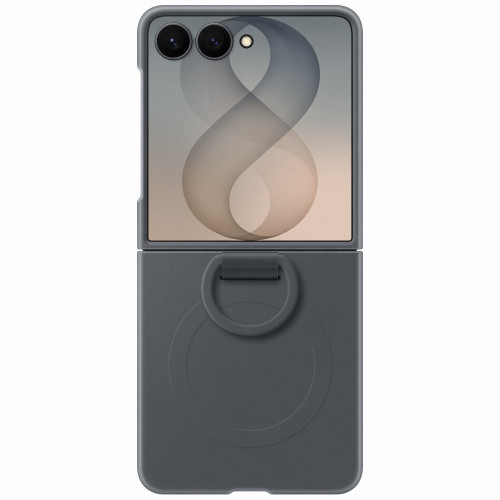 Etui Samsung Silicone Ring Magnet do Galaxy Z Flip8 czarny