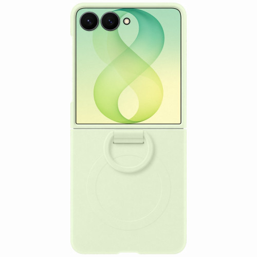 Etui Samsung Silicone Ring Magnet do Galaxy Z Flip8 zöld