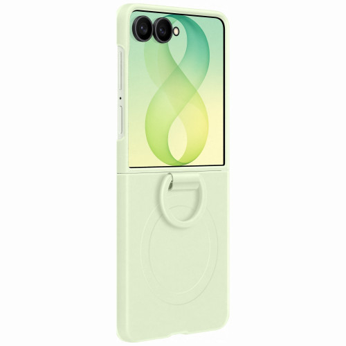Etui Samsung Silicone Ring Magnet do Galaxy Z Flip8 zöld
