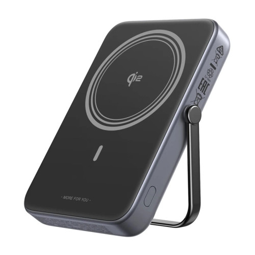 Baterie externă magnetică UGREEN UNO PB764 10000 mAh cu suport rabatabil și ecran TFT
