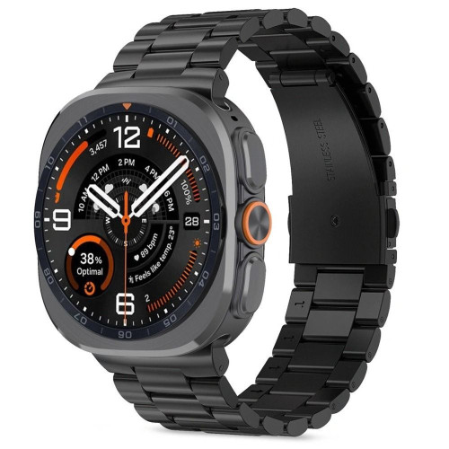Tech-protect Stainless Samsung Galaxy Watch Ultra 1 / 2 2024-2026 (47 Mm) Black