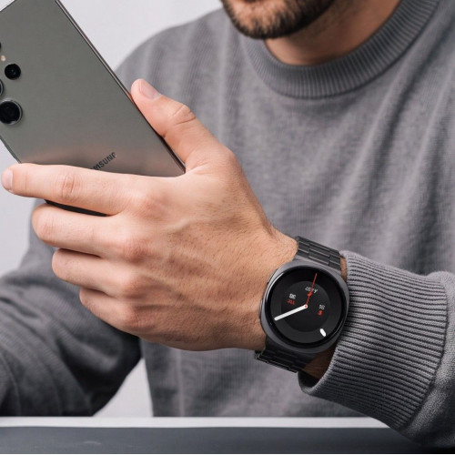Tech-protect Stainless Samsung Galaxy Watch 8 / 9 / Classic (40 / 44 / 46 Mm) Black