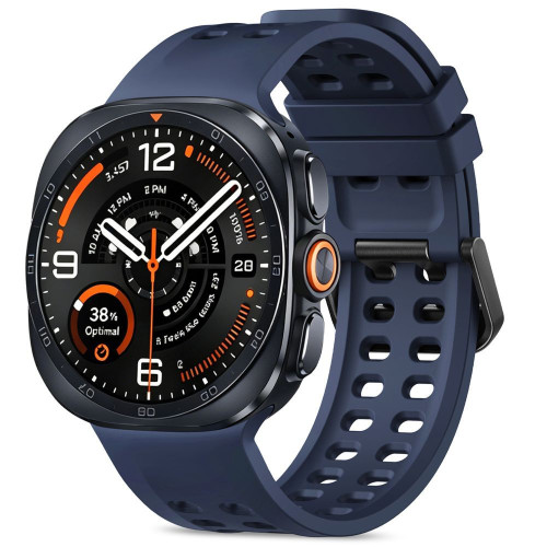 Tech-protect Silicone Air Samsung Galaxy Watch Ultra 1 / 2 2024-2026 (47 Mm) Navy Blue