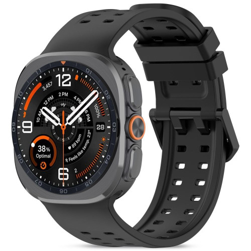 Tech-protect Silicone Air Samsung Galaxy Watch Ultra 1 / 2 2024-2026 (47 Mm) Black