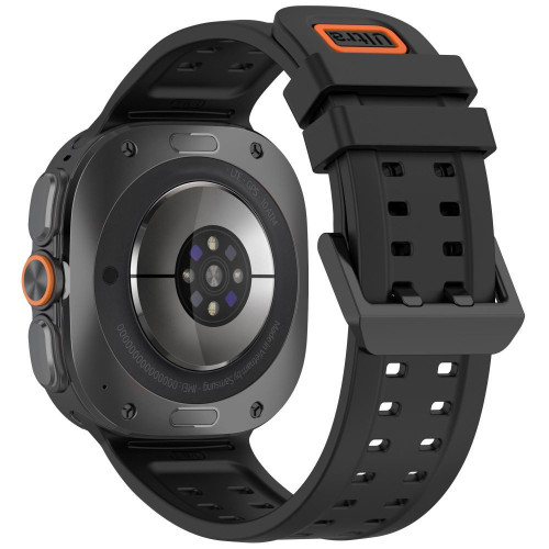 Tech-protect Silicone Air Samsung Galaxy Watch Ultra 1 / 2 2024-2026 (47 Mm) Black