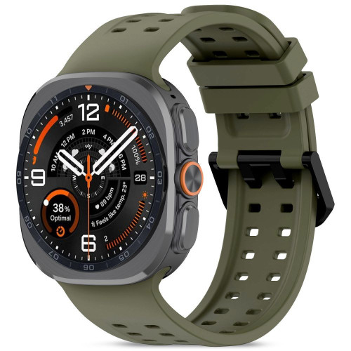 Tech-protect Silicone Air Samsung Galaxy Watch Ultra 1 / 2 2024-2026 (47 Mm) Olive Green
