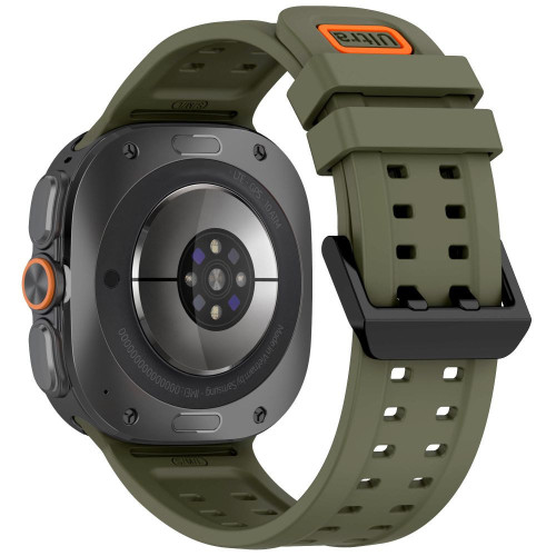 Tech-protect Silicone Air Samsung Galaxy Watch Ultra 1 / 2 2024-2026 (47 Mm) Olive Green